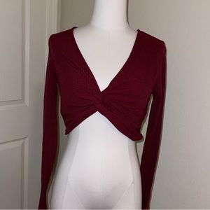 Long Sleeve Crop Top